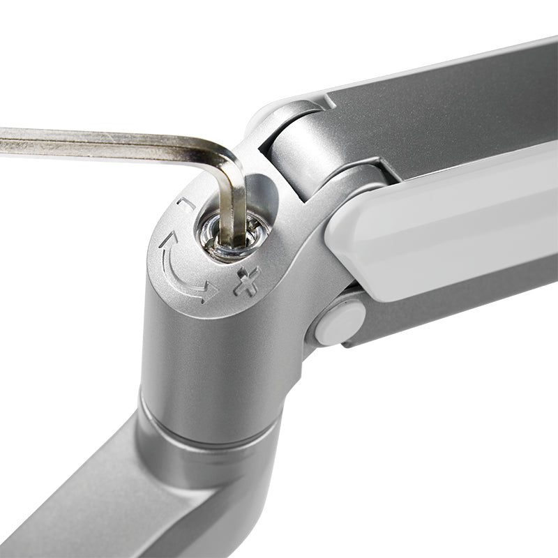 LogiLink BP0088 Flachbildschirm-Tischhalterung 81,3 cm (32") Tisch/Bank Silber