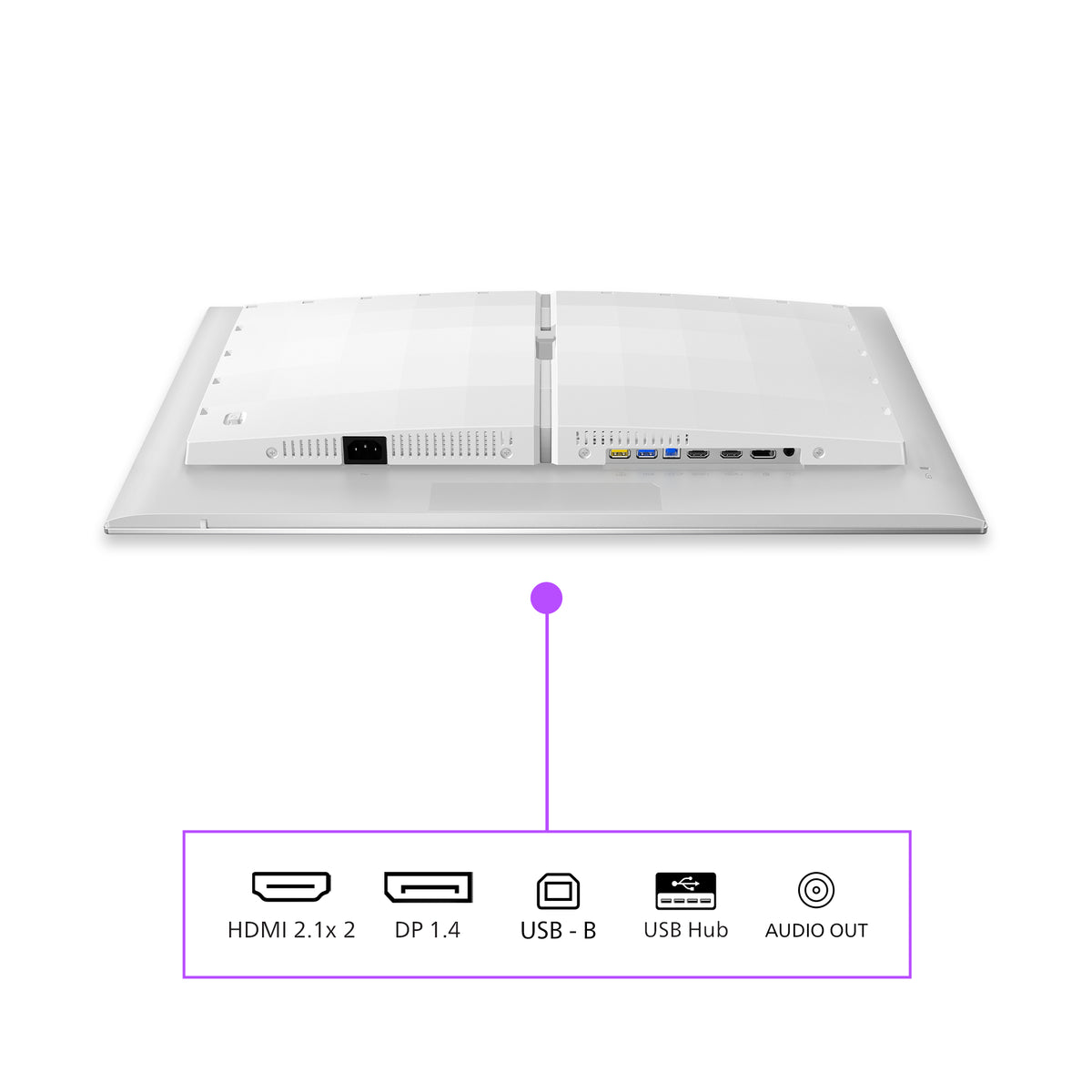 Philips Evnia 8000 27M2N8500/00 Computerbildschirm 67,3 cm (26.5") 2560 x 1440 Pixel Quad HD QD-OLED Weiß