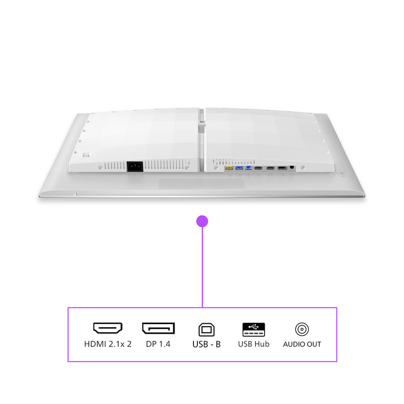 Philips Evnia 8000 27M2N8500/00 Computerbildschirm 67,3 cm (26.5") 2560 x 1440 Pixel Quad HD QD-OLED Weiß