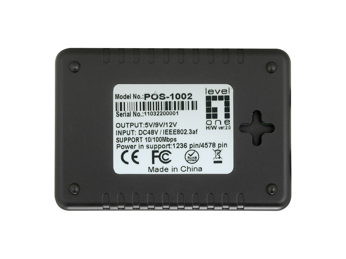 LevelOne 5~12V DC PoE Splitter
