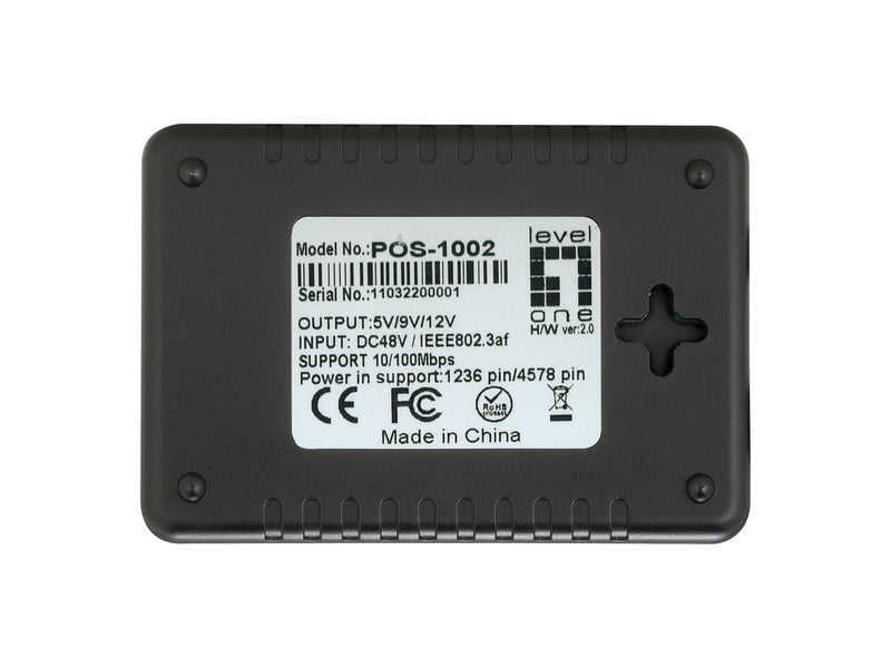 LevelOne 5~12V DC PoE Splitter
