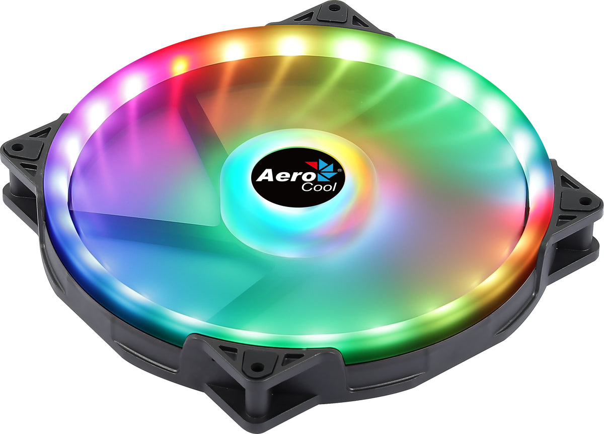 Aerocool Duo 20 Computergehäuse Ventilator 20 cm Schwarz