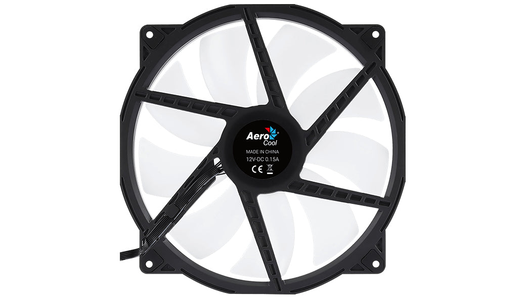 Aerocool Duo 20 Computergehäuse Ventilator 20 cm Schwarz