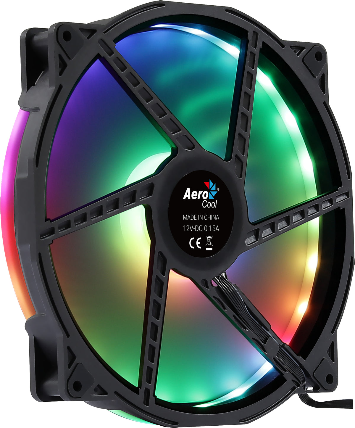 Aerocool Duo 20 Computergehäuse Ventilator 20 cm Schwarz