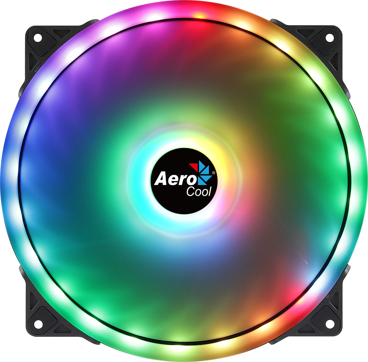 Aerocool Duo 20 Computergehäuse Ventilator 20 cm Schwarz