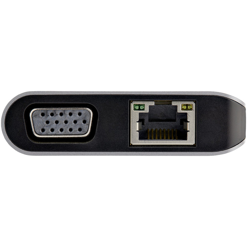 StarTech.com USB-C Multiport Adapter - USB-C Mini Reisedock mit 4K HDMI oder 1080p VGA - 3x USB 3.0-Hub, SD, GbE, Audio, 100W PD Pass-Through - Tragbare Dockingstation für Laptop/Tablet