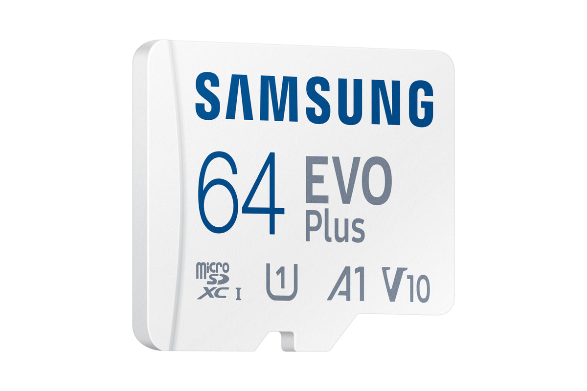 Samsung EVO Plus microSD-Speicherkarte (2024) (inkl. SD Adapter) - 64 GB