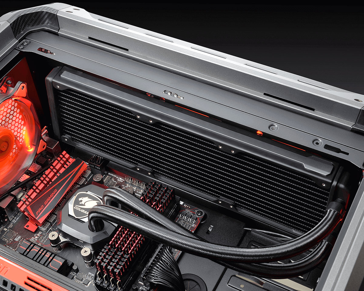 COUGAR Full-Tower Case, Panzer Max-G, Black