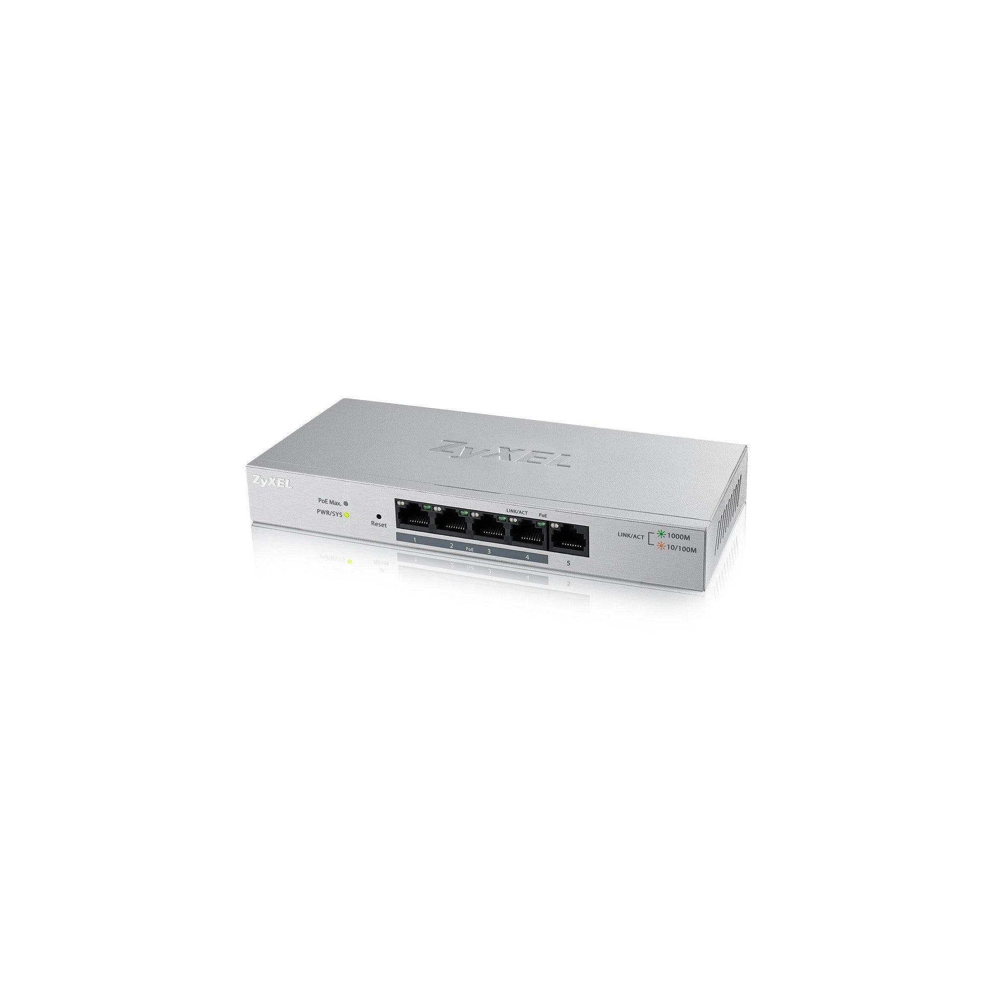 ZyXEL GS1200-5HP v2 5 Port Switch, 1Gbps