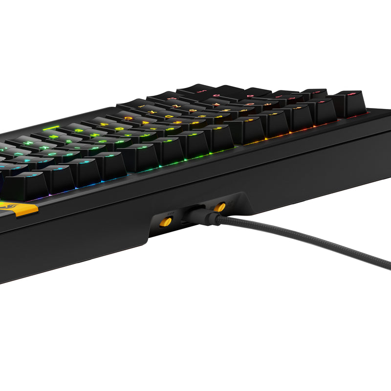 Glorious Gaming GMMK 3 HE 75% Prebuilt Tastatur USB QWERTY US Englisch Schwarz