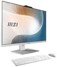 MSI Modern AM242P 1M-1872AT All-in-One PC/Workstation Intel Core 5 120U 60,5 cm (23.8") 1920 x 1080 Pixel All-in-One-PC 16 GB DDR5-SDRAM 512 GB SSD Windows 11 Home Wi-Fi 6E (802.11ax) Weiß