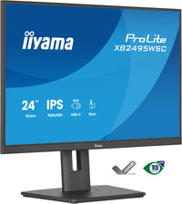 iiyama ProLite XB2495WSC-B1 Écran d'ordinateur 61,2 cm (24.1") 1920 x 1200 pixels WUXGA LED Noir