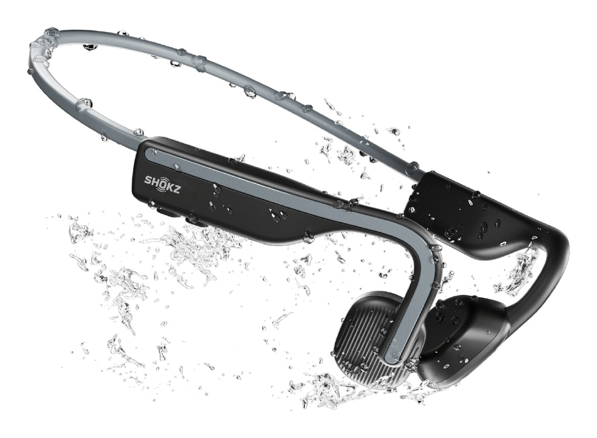 SHOKZ OpenMove Kopfhörer Kabellos Nackenband Sport Bluetooth Grau
