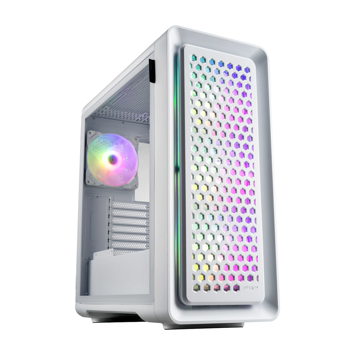 FSP CUT593P Gehäuse Full Tower mITX, mATX, ATX Weiß ARGB