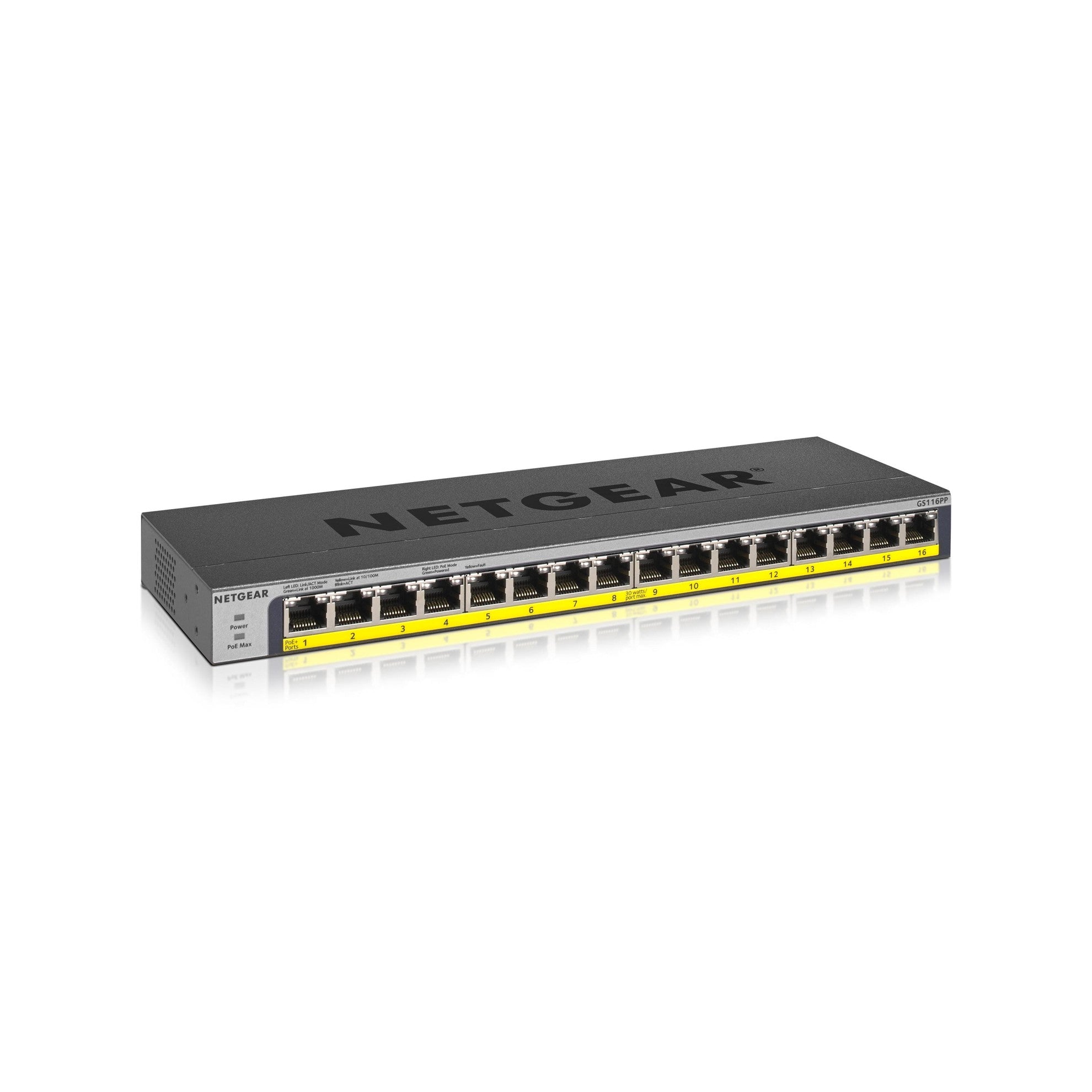 Netgear GS116PP: 16 Port Smart Switch