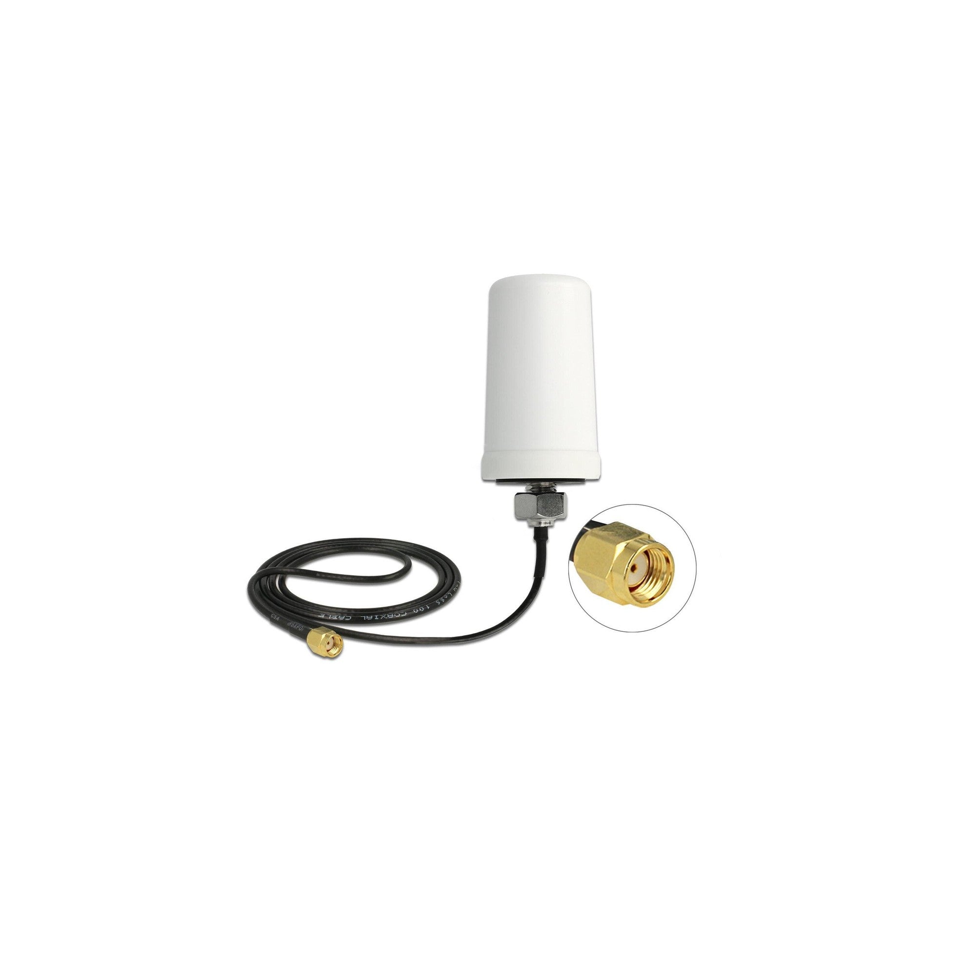 Delock Outdoor WLAN Antenne, IP67, 1m Kabel