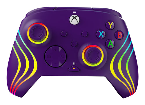 PDP Afterglow Wave Violett USB Gamepad Analog / Digital PC, Xbox Series S, Xbox Series X