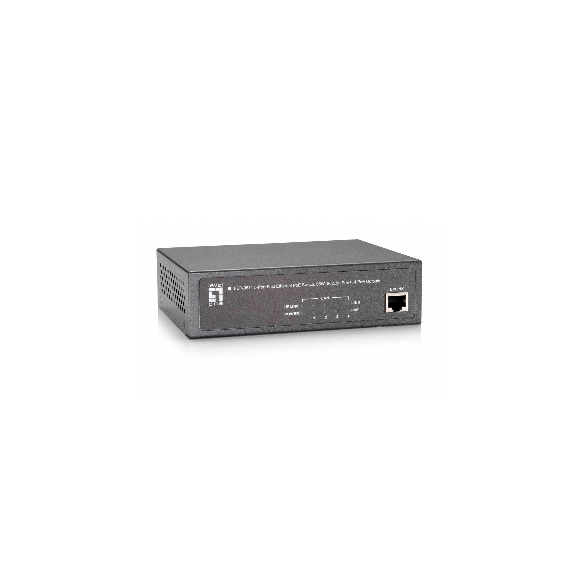 LevelOne FEP-0511W120: 5Port Switch, PoE