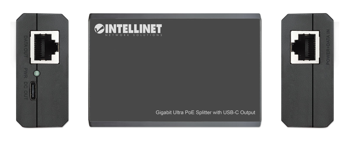 Intellinet 561693 Netzwerksplitter Power over Ethernet (PoE) Schwarz