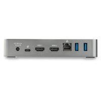 StarTech.com USB-C Dockingstation - Dual Monitor 1080p HDMI Laptop Dock - 65W Power Delivery - 1x USB-C, 3x USB-A, Ethernet - Dual Video USB 3.1 Gen 1 Typ-C Dock - Mac & Windows