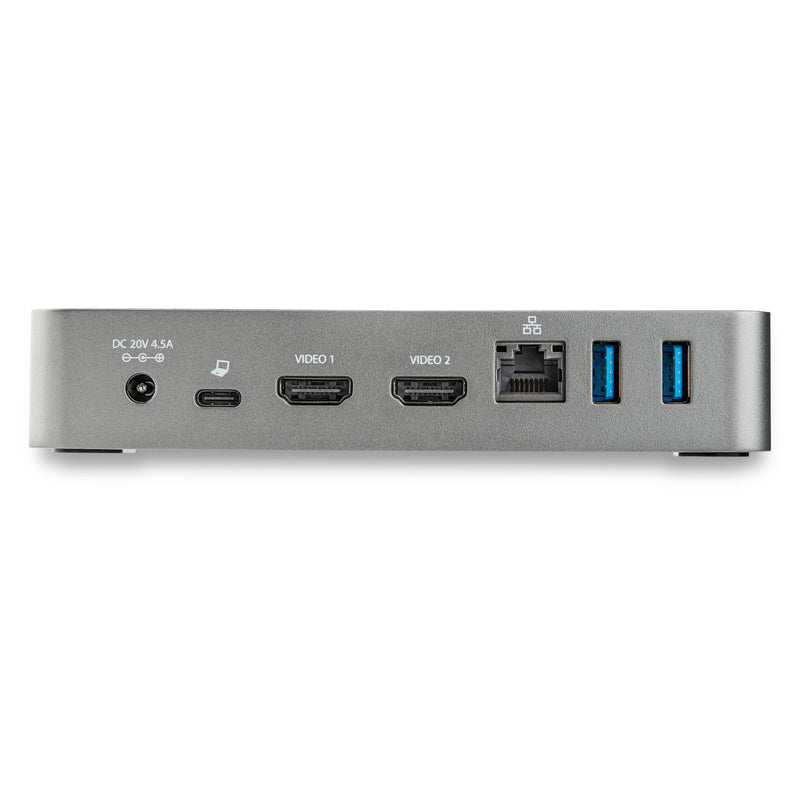 StarTech.com USB-C Dockingstation - Dual Monitor 1080p HDMI Laptop Dock - 65W Power Delivery - 1x USB-C, 3x USB-A, Ethernet - Dual Video USB 3.1 Gen 1 Typ-C Dock - Mac & Windows