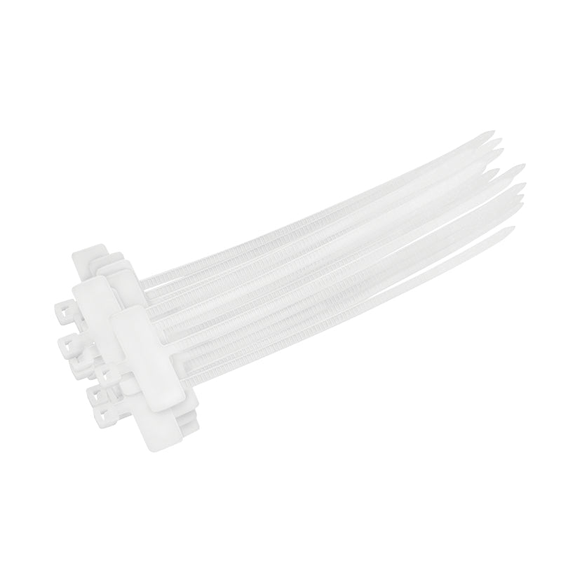 LogiLink KAB0069 Kabel-Organizer Tisch/Bank Kabelbinder-Halterung Transparent 100 Stück(e)
