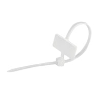LogiLink KAB0069 Kabel-Organizer Tisch/Bank Kabelbinder-Halterung Transparent 100 Stück(e)