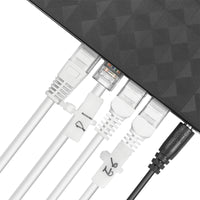 LogiLink KAB0069 Kabel-Organizer Tisch/Bank Kabelbinder-Halterung Transparent 100 Stück(e)