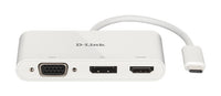 D-Link DUB-V310 laptop-dockingstation & portreplikator Kabelgebunden USB 3.2 Gen 1 (3.1 Gen 1) Type-C Weiß