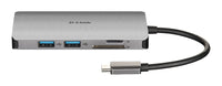 D-Link DUB-M810 laptop-dockingstation & portreplikator Kabelgebunden USB 3.2 Gen 1 (3.1 Gen 1) Type-C Aluminium