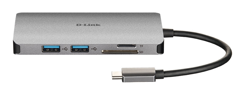 D-Link DUB-M810 laptop-dockingstation & portreplikator Kabelgebunden USB 3.2 Gen 1 (3.1 Gen 1) Type-C Aluminium