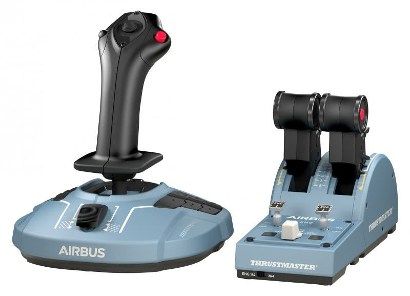 Thrustmaster TCA Officer Pack Airbus Edition Schwarz, Blau USB Flugsimulation Analog / Digital PC