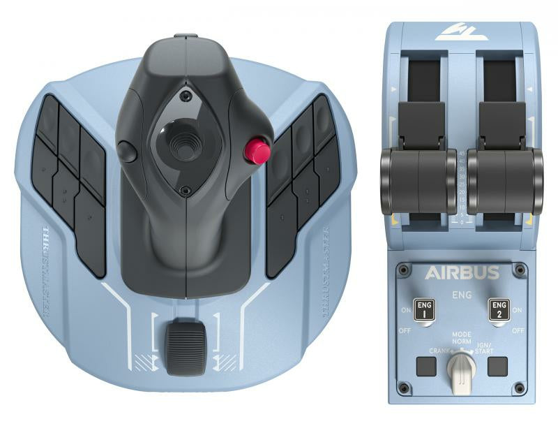 Thrustmaster TCA Officer Pack Airbus Edition Schwarz, Blau USB Flugsimulation Analog / Digital PC