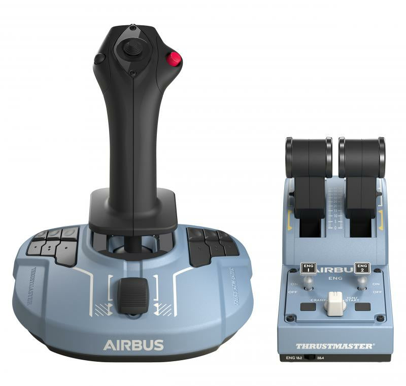 Thrustmaster TCA Officer Pack Airbus Edition Schwarz, Blau USB Flugsimulation Analog / Digital PC