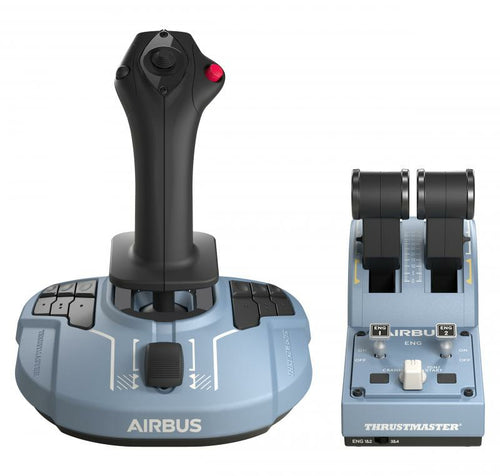 Thrustmaster TCA Officer Pack Airbus Edition Schwarz, Blau USB Flugsimulation Analog / Digital PC