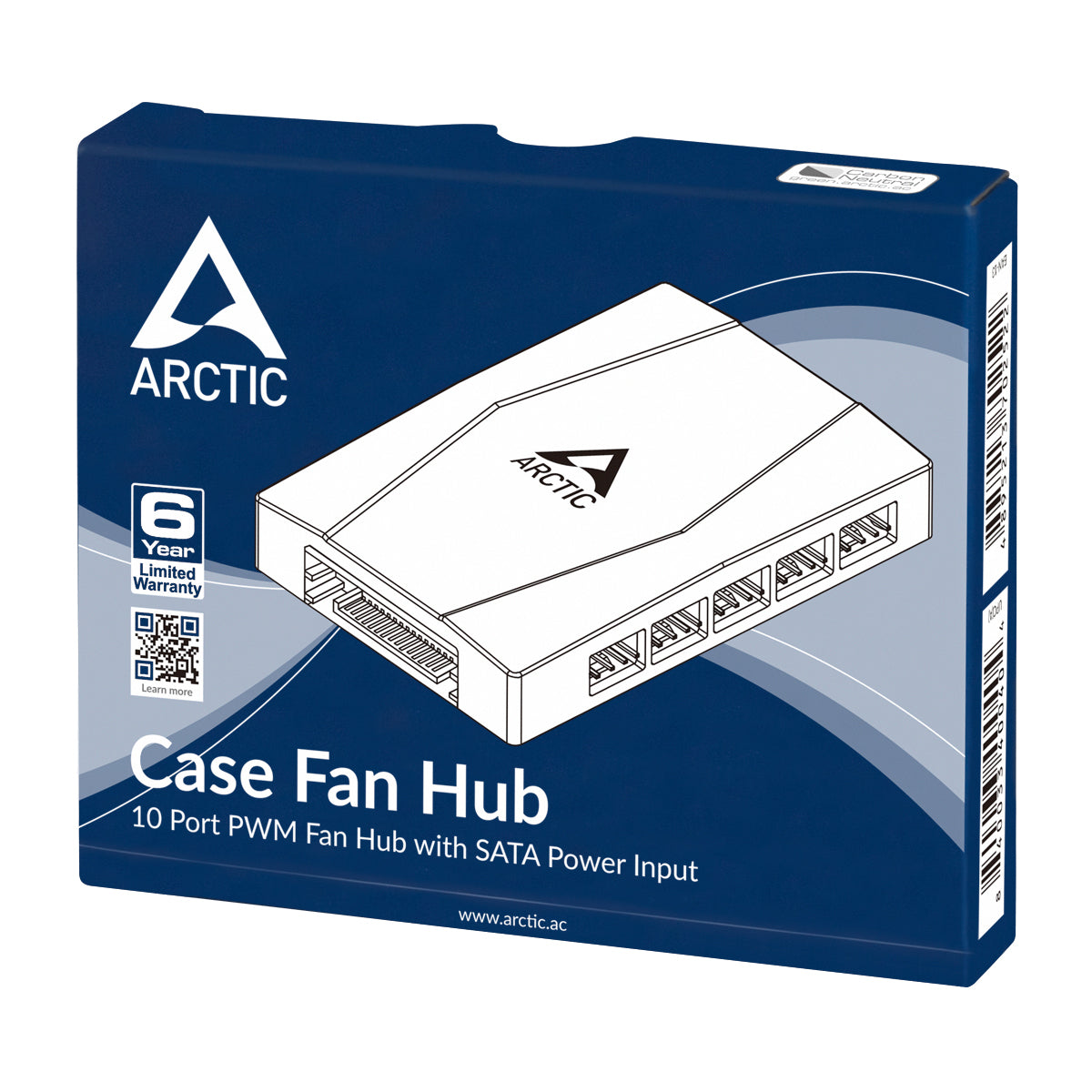 ARCTIC Case Fan Hub - 10 Port PWM Lüfter Hub mit SATA Power