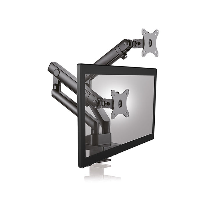 ICY BOX IB-MS314-T, Monitorständer mit Tischhalterung für zwei Monitore bis zu 32’’ (81 cm)