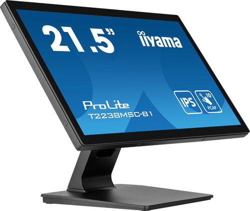 iiyama ProLite T2238MSC-B1 Computerbildschirm 54,6 cm (21.5") 1920 x 1080 Pixel Full HD LED Touchscreen Schwarz