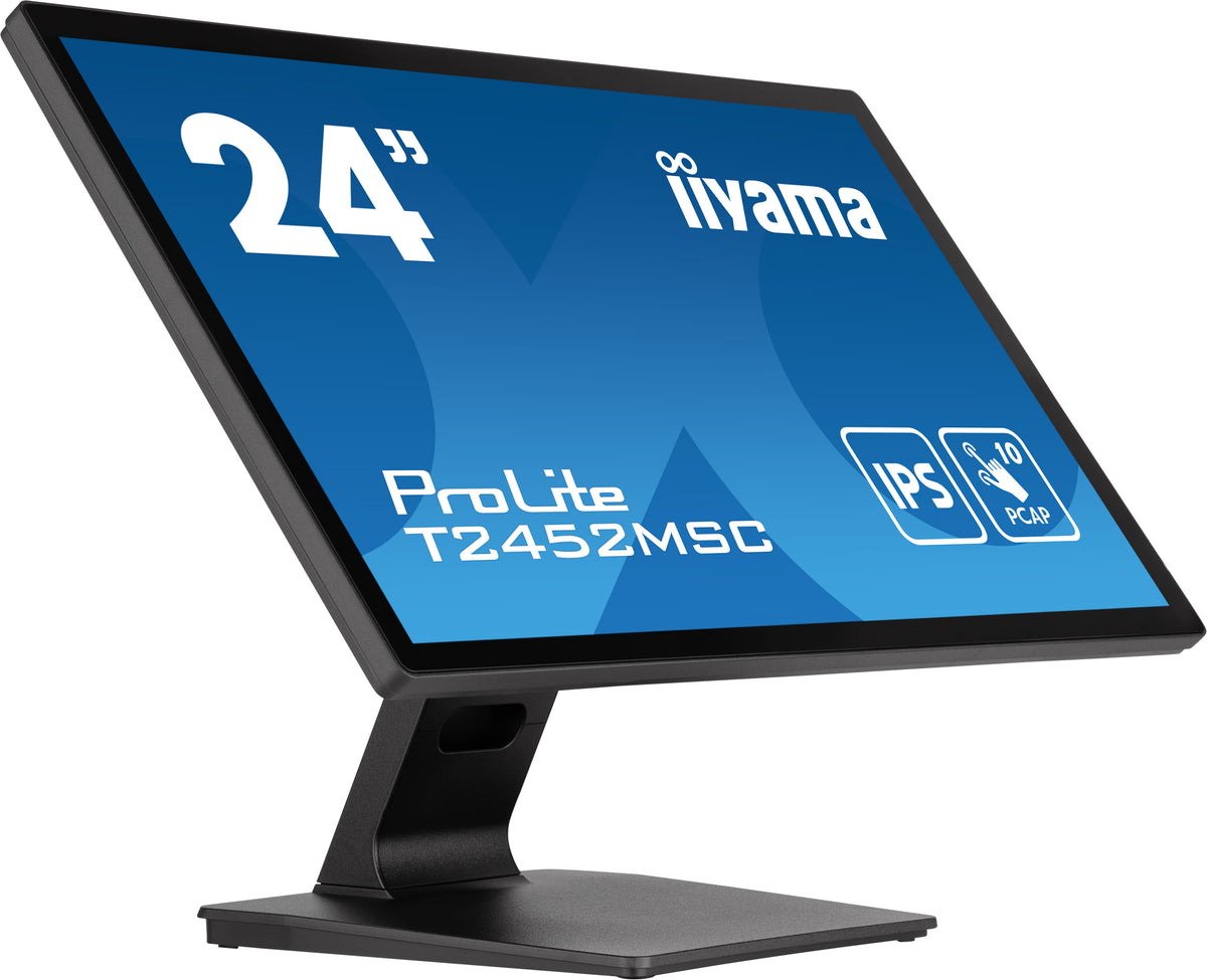 iiyama ProLite T2452MSC-B1 Computerbildschirm 60,5 cm (23.8") 1920 x 1080 Pixel Full HD LCD Touchscreen Multi-Nutzer Schwarz