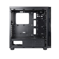 Chieftec AL-02B-TG-OP Computer-Gehäuse Tower Schwarz