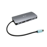 i-tec Metal USB-C Nano Dock HDMI/VGA with LAN + Charger 100W