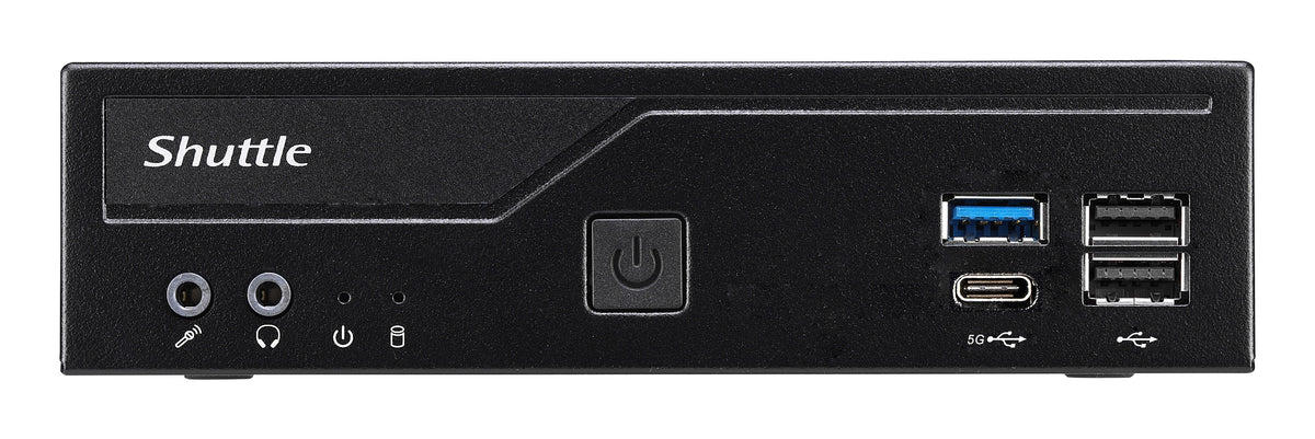 Shuttle XPС slim DH610V2 PC/Workstation Barebone 1,35 l großer PC Schwarz Intel H610 LGA 1700
