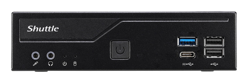 Shuttle XPС slim DH610V2 PC/Workstation Barebone 1,35 l großer PC Schwarz Intel H610 LGA 1700
