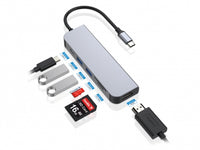Conceptronic DONN02G laptop-dockingstation & portreplikator USB 3.2 Gen 1 (3.1 Gen 1) Type-C Aluminium