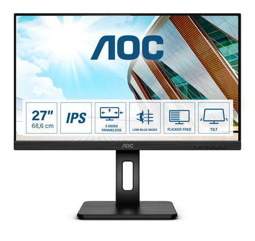 AOC P2 27P2Q Computerbildschirm 68,6 cm (27") 1920 x 1080 Pixel Full HD LED Schwarz