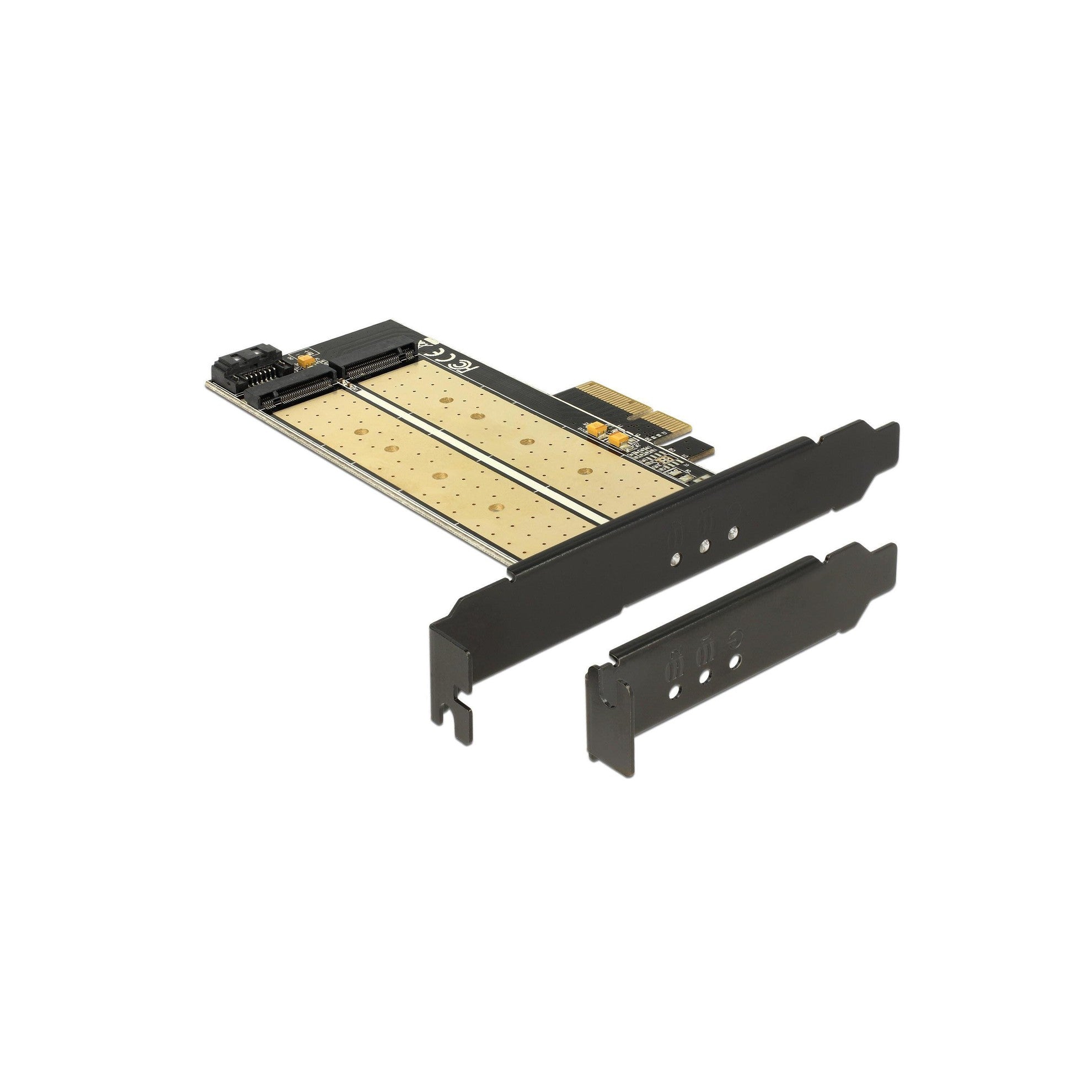 DeLock PCI-Ex4 Kontroller 1xNVME 1xSATA