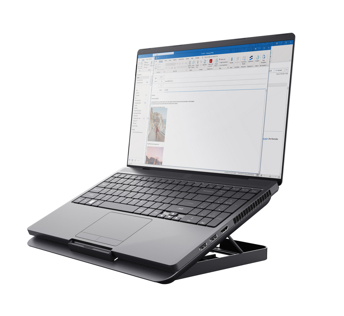 Trust Exto Llaptop-Kühlpad Grau