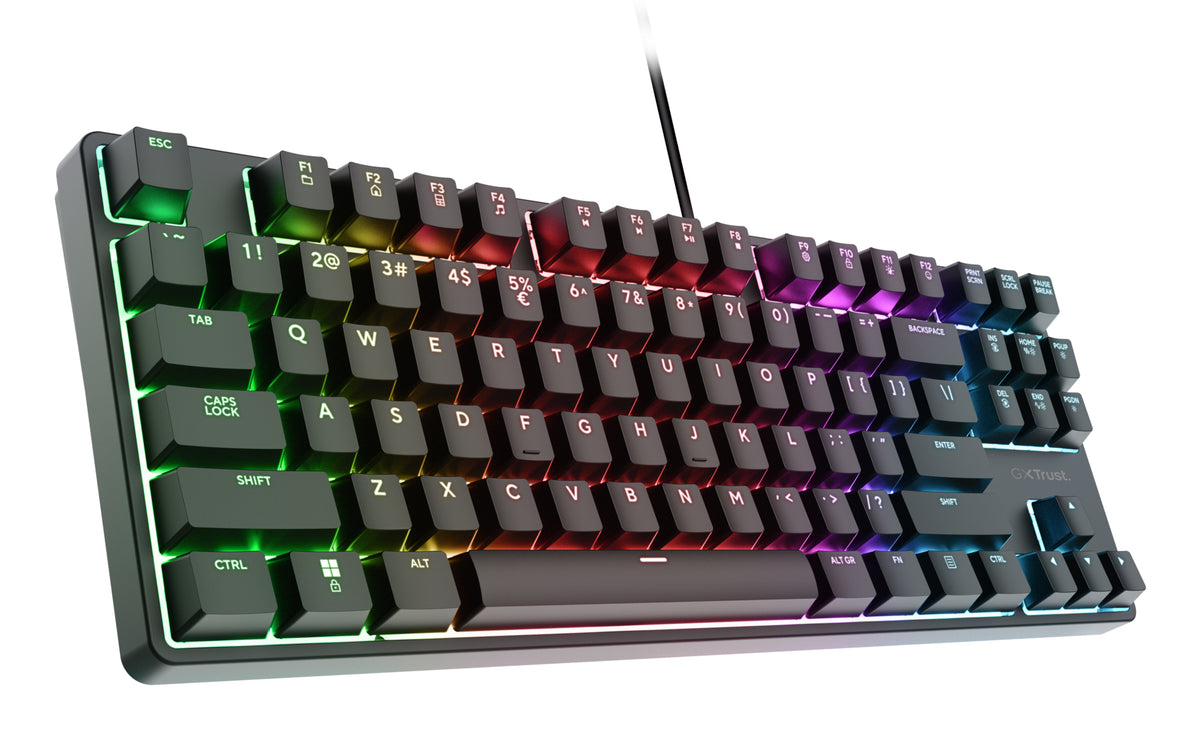 Trust 26135 Gaming Keyboard USB QWERTZ German Black