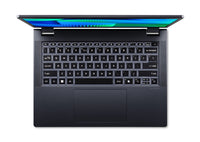 Acer TravelMate P4 TMP414-42-TCO-R86F AMD Ryzen™ 7 8840U Laptop 35,6 cm (14") WUXGA 32 GB 1 TB SSD Wi-Fi 6E (802.11ax) Windows 11 Pro Blau