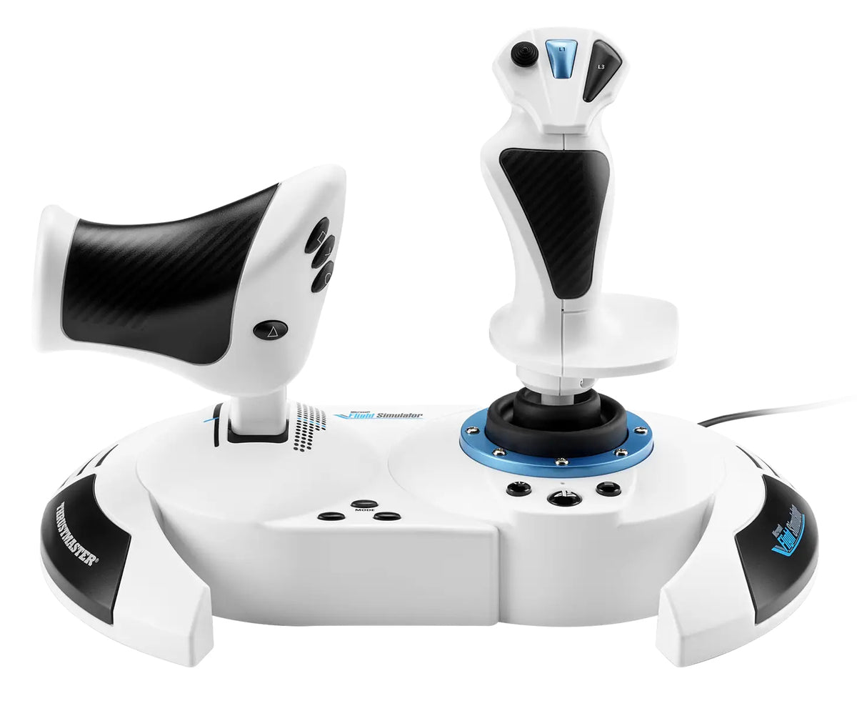 Thrustmaster T.Flight Hotas 5 Microsoft Flight Simulator Edition Weiß USB Flugsimulation Digital PC, PlayStation 5, PlayStation 4